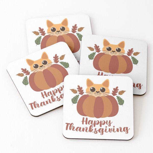 Item preview, Happy Thanksgiving Cat designed and sold by IM Hunter.
