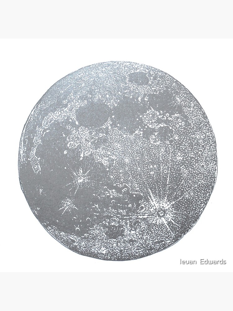 "Moon linocut" Canvas Print by ieuanedwards Redbubble