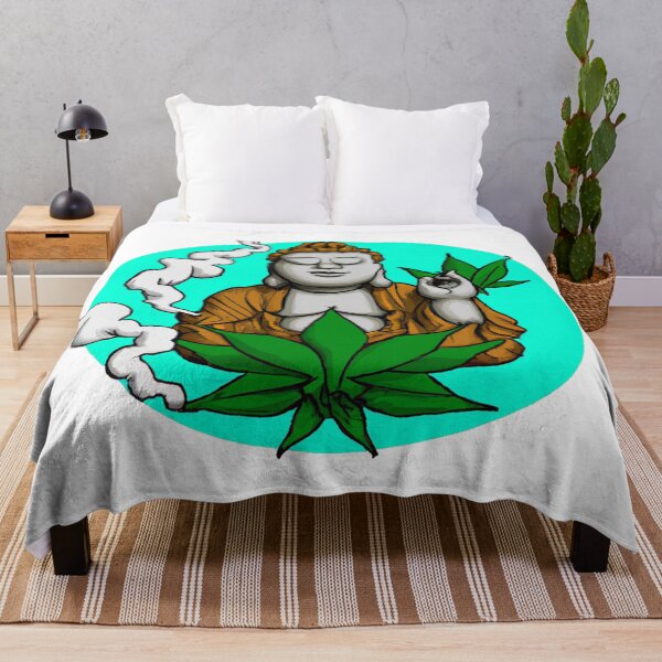 Item preview, Funny Buddha smoking weed, Yoga Zen Meditation designed and sold by Ioana1.