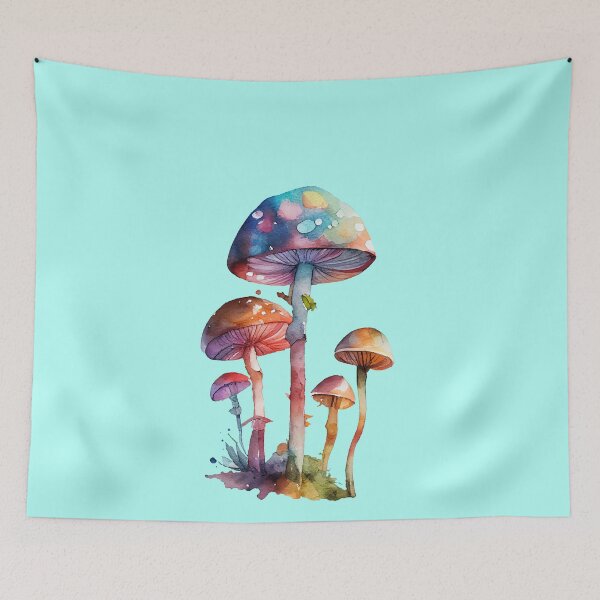 Item preview, Magic Mushrooms Watercolour Art designed and sold by KOTOdesign.