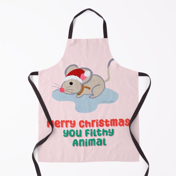 Item preview, Christmas Art - Christmas Rat - Merry Christmas You Filthy Animal designed and sold by Noodle Nerd.