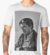Young Barack Obama - Smoking Print Men's Premium T-Shirt