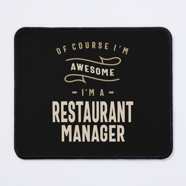 Item preview, Restaurant Manager Job Occupation Birthday Worker designed and sold by cidolopez.