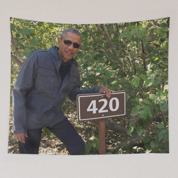 Item preview, 420 Obama Print designed and sold by budgetnudest.