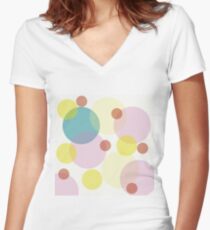 Optical Women's Fitted V-Neck T-Shirt