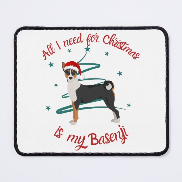 Item preview, All i need for christmas is my basenji designed and sold by reka88.