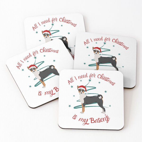 Item preview, All i need for christmas is my basenji designed and sold by reka88.