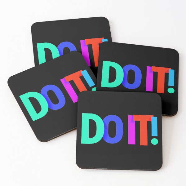 Item preview, 'DO IT' Text Motivational Quote Colorful Drawing for T-Shirt designed and sold by deepakrode7.