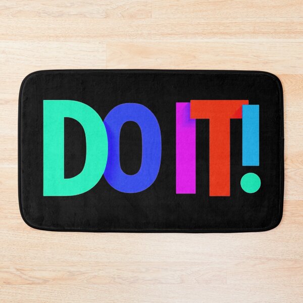 Item preview, 'DO IT' Text Motivational Quote Colorful Drawing for T-Shirt designed and sold by deepakrode7.