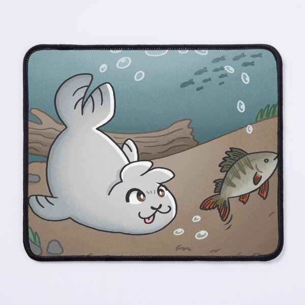Item preview, Fishing Seal designed and sold by Ritva Kokkonen.