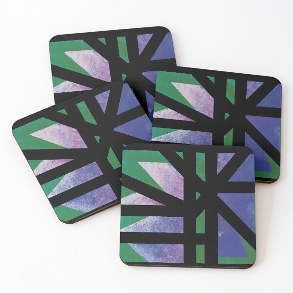 Item preview, View of Abstract Christmas flower in Blue hue designed and sold by BlackArtichoke.