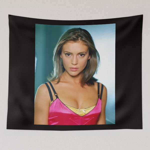 Item preview, Alyssa Milano - Poster designed and sold by Quill21.