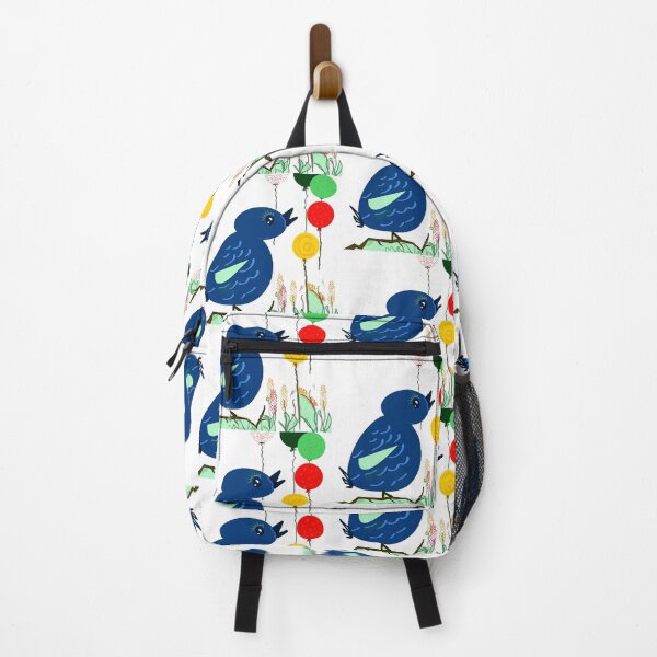 Item preview, blue bird and baloons designed and sold by catherine calder.