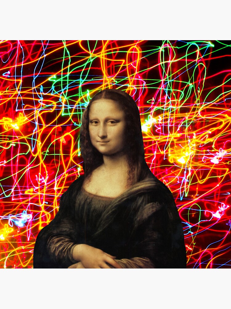 Color Mona Lisa Poster For Sale By Heinsight Redbubble