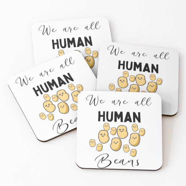 Item preview, We are all Human Beans designed and sold by Inspirely.