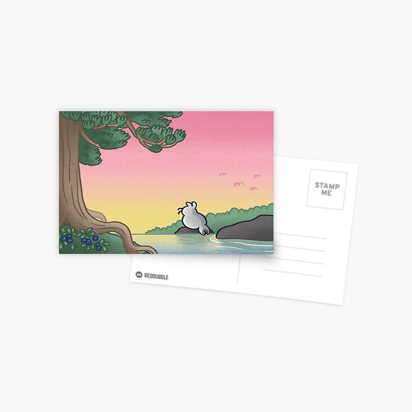 Sunset Seal Postcard