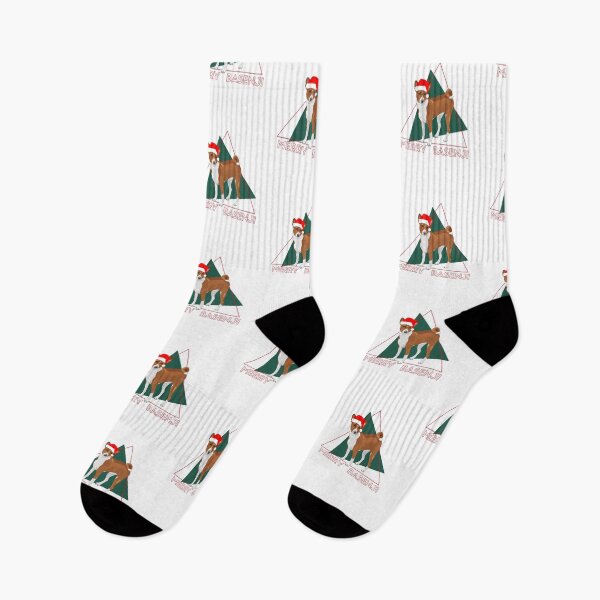 Item preview, Merry and basenji designed and sold by reka88.