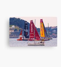 sailing in Lisbon Canvas Print
