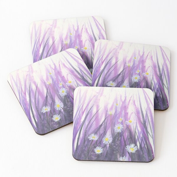 Item preview, Daisies in Purple designed and sold by Taphath Foose.