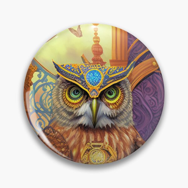 Item preview, Feathered Fantasy: Royal Owl the Palace Guard designed and sold by factory88.