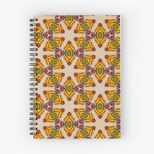 Item preview, Yellow and Red Floral Geos designed and sold by debutpagesart.