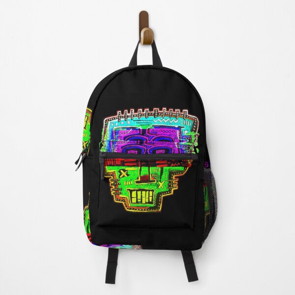Item preview, Colorful neo-expressionism face. Lowbrow art brut 19 designed and sold by DesignsByHakon.
