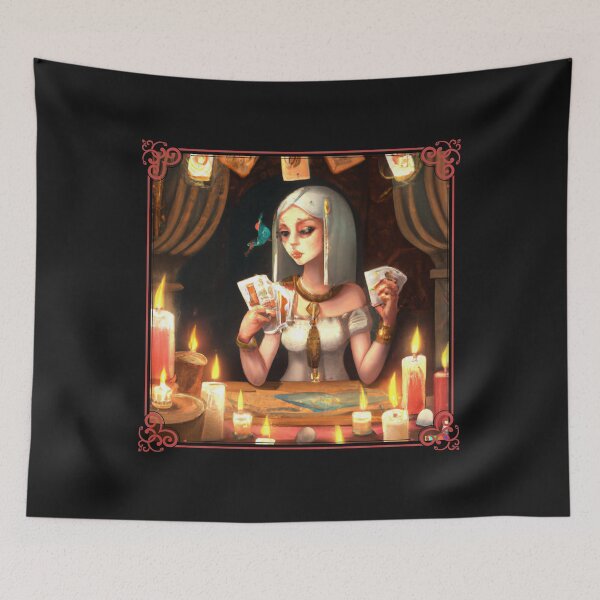 Item preview, EGYPTIAN GIRL READING TAROT CARDS  designed and sold by DanaMire.