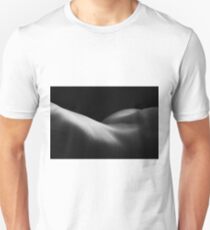 back naked women BW Unisex T-Shirt