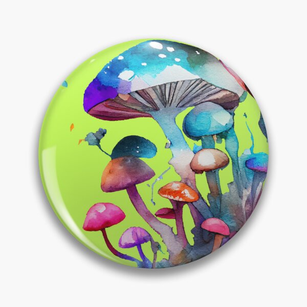 Item preview, Big Group of Magic Mushrooms, Watercolour Painting designed and sold by KOTOdesign.