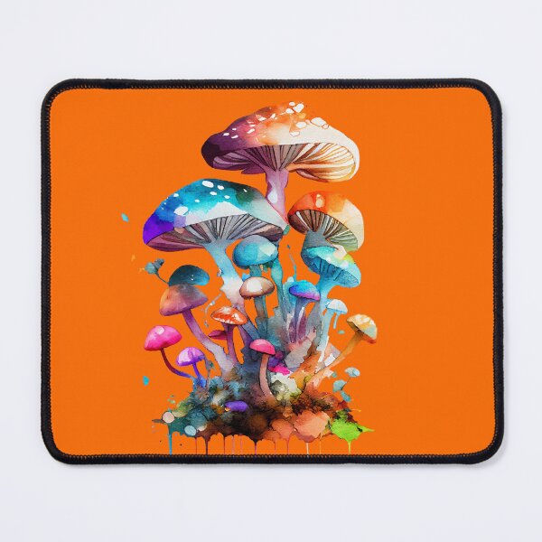Item preview, Big Group of Magic Mushrooms, Watercolour Painting designed and sold by KOTOdesign.