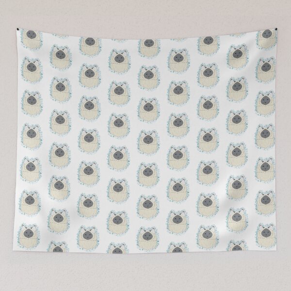 Item preview, Ragdoll/Birman - Blue Colourpoint Watercolour designed and sold by Cynthiaetal.