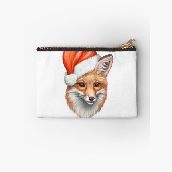 Item preview, Red Fox Wearing a Santa Hat designed and sold by Jasson.
