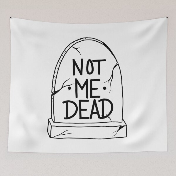 Item preview, Not Me Dead - Gen Z Tombstone  designed and sold by HaleighMade.