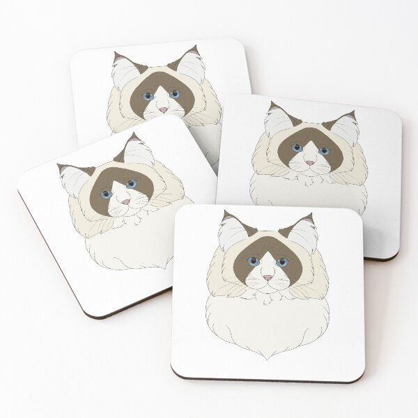 Item preview, Ragdoll - Seal/Chocolate Bicolour designed and sold by Cynthiaetal.