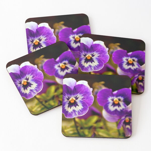 Item preview, Blue Pansy Pansies Violas Summer Flowers designed and sold by AndyEvansPhotos.