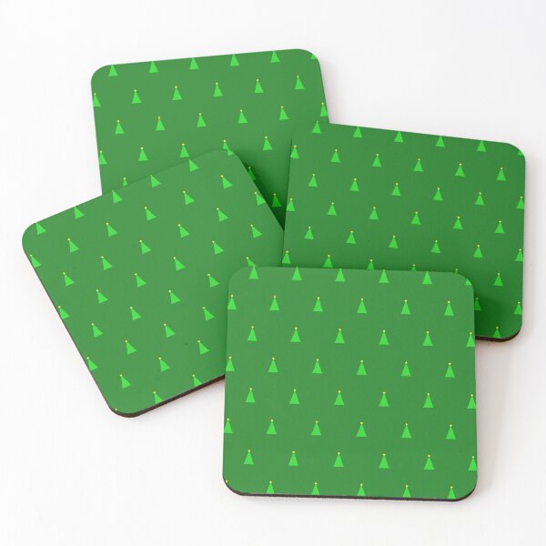 Item preview, Winter Pattern Xmas Tree Dark Forest Green Christmas designed and sold by tabbygun.