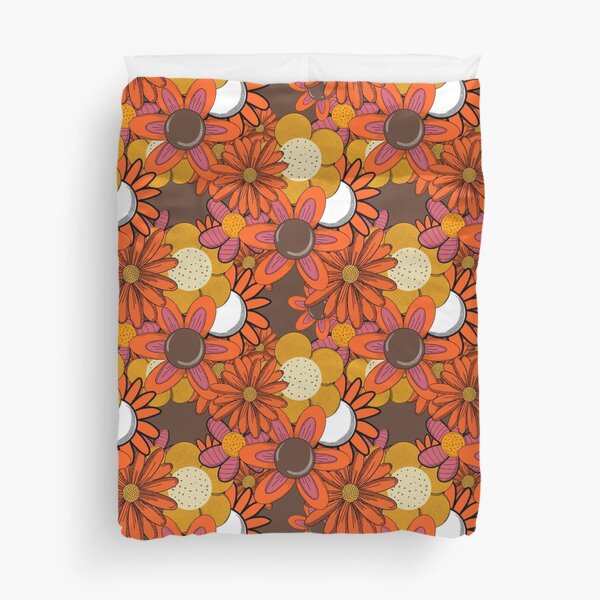 70s Flower Duvet Covers for Sale | Redbubble