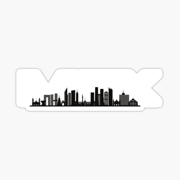 Artikel-Vorschau von Skyline von Mexiko-Stadt, Skylines der Stadt,, designt und verkauft von Cheffsspecials.