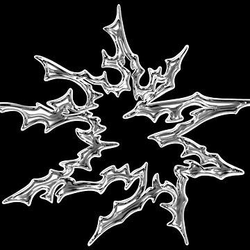 Neo Tribal Chrome ornament Sticker for Sale by timianwolf