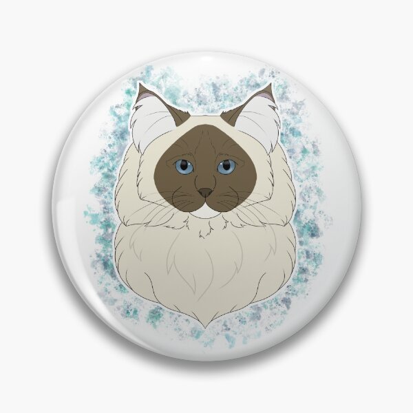 Item preview, Ragdoll - Seal/Chocolate Mitted Watercolour designed and sold by Cynthiaetal.