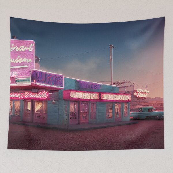 Item preview, American diner designed and sold by alxndraai.