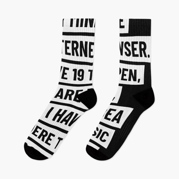 Item preview, My mind is like my internet browser. (bold version) designed and sold by ShirtBricks.