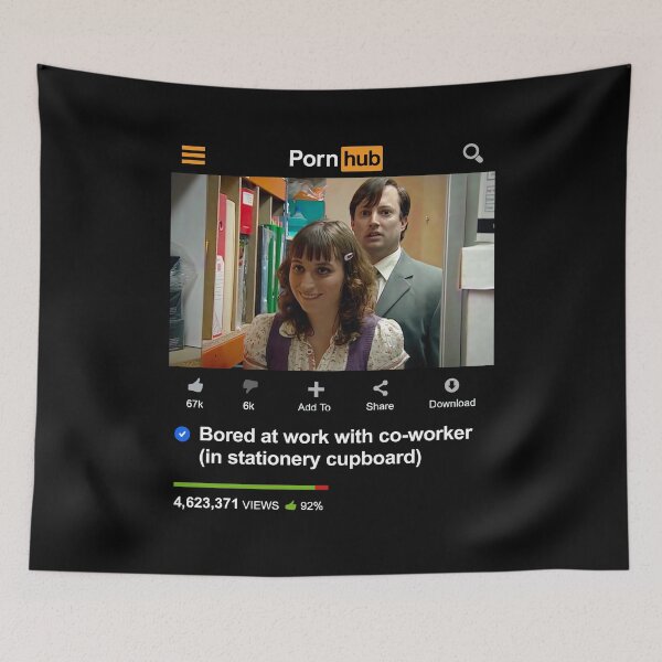 Item preview, Bored At Work (Stationery Cupboard) Peep Show Meme  designed and sold by AestheticNow.