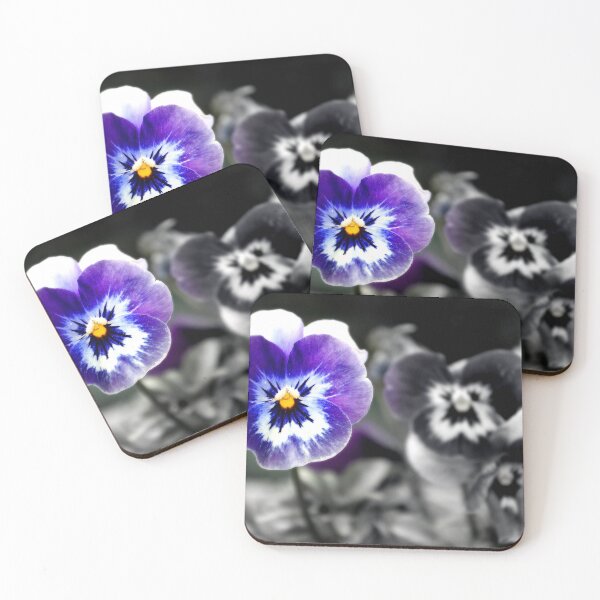 Item preview, Blue Pansy Pansies Violas Summer Flowers designed and sold by AndyEvansPhotos.