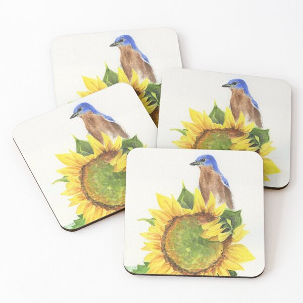 Item preview, Eastern Bluebird and Sunflower designed and sold by Taphath Foose.