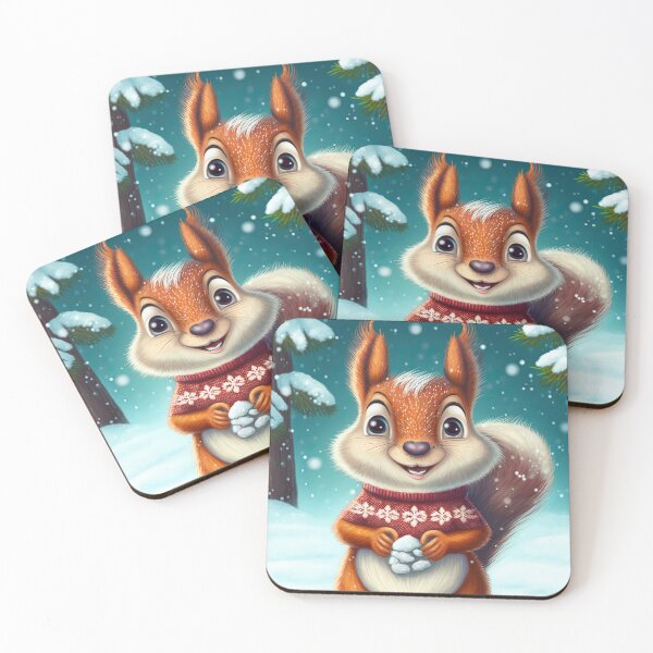 Item preview, Cute Christmas squirrel  designed and sold by art8085.
