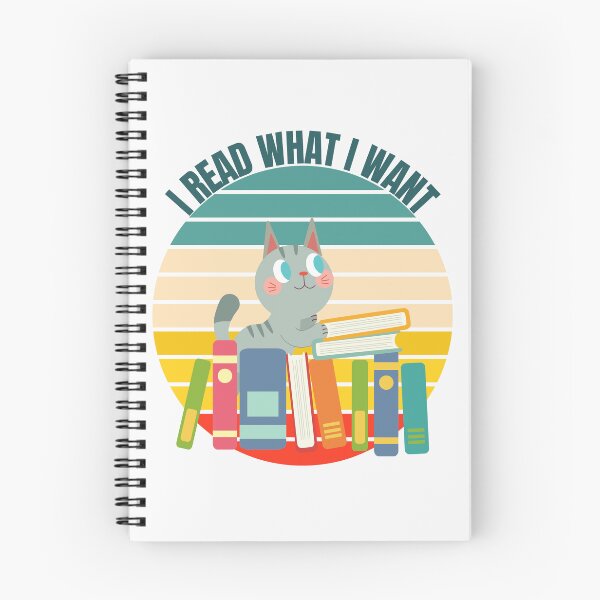 Item preview, Cat I read banned books funny bookworms reading books designed and sold by ColourTrials.