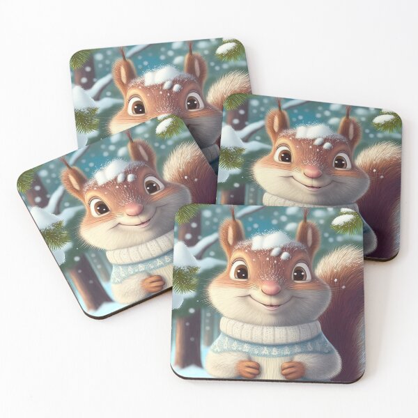 Item preview, Cute Christmas squirrel designed and sold by art8085.