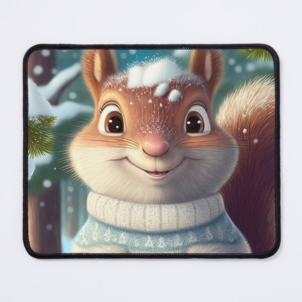 Item preview, Cute Christmas squirrel designed and sold by art8085.
