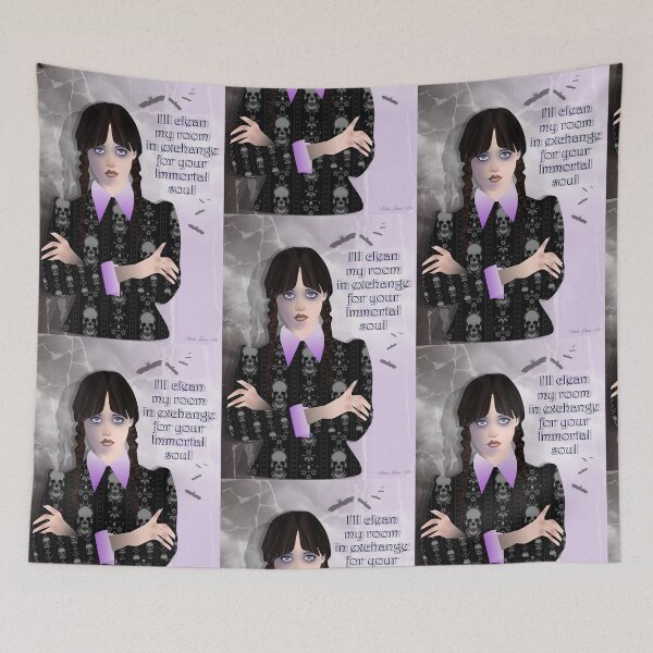 Item preview, I'll clean my room in exchange for your Immortal soul  designed and sold by Sonia Jones Art.